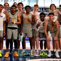 Team photo after big win.