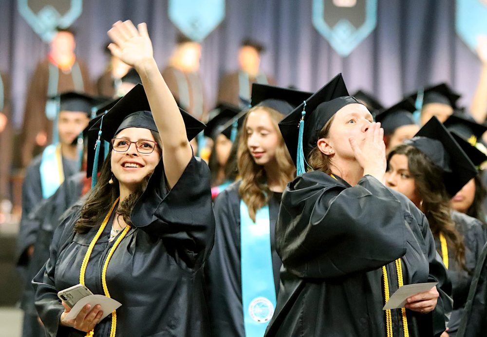 Scene from 2023 graduation