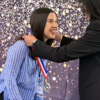 Gigi Giangiobbe at awards ceremony