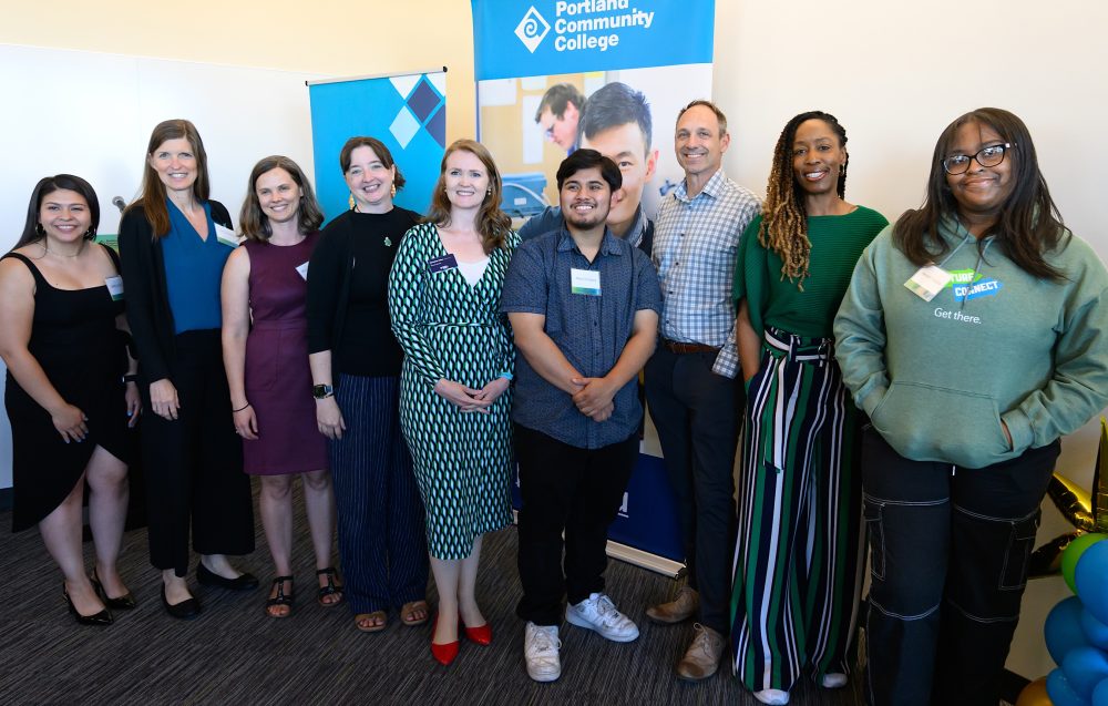 Group photo of Future Connect students and leadership