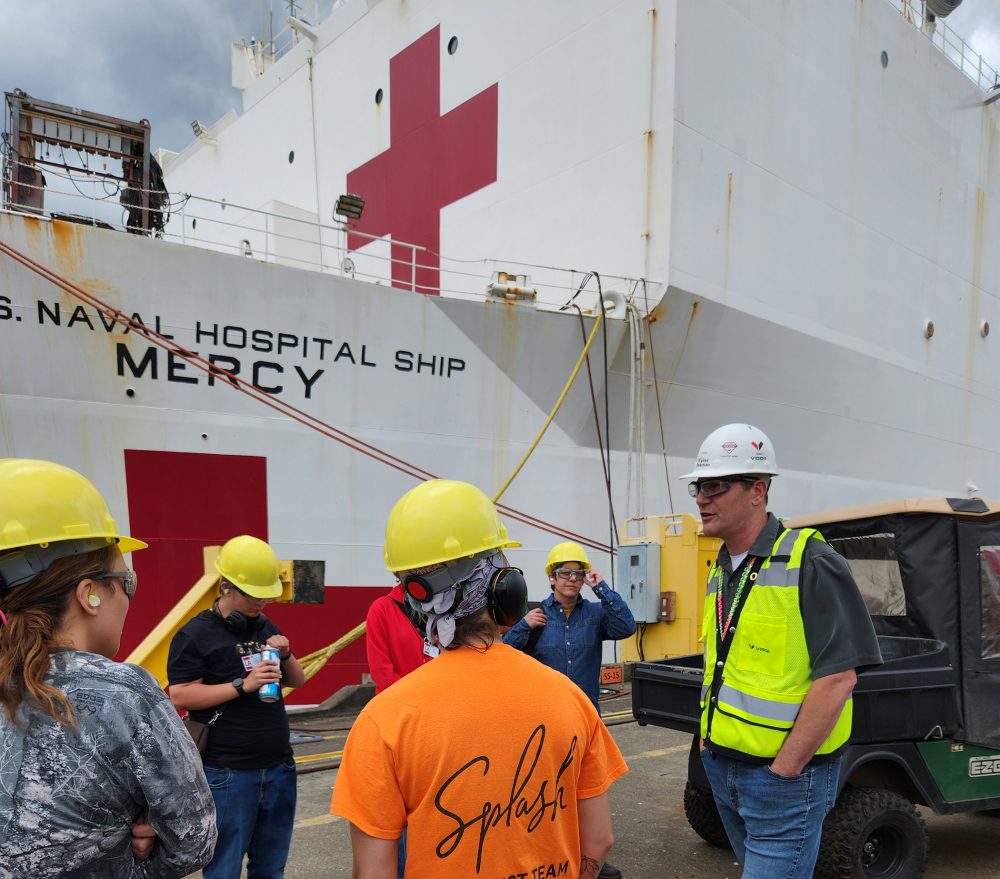 Vigor rep guides students on its operations.