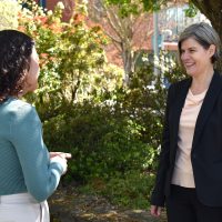 Alissa Leavitt with Yareli Cornejo Torres.