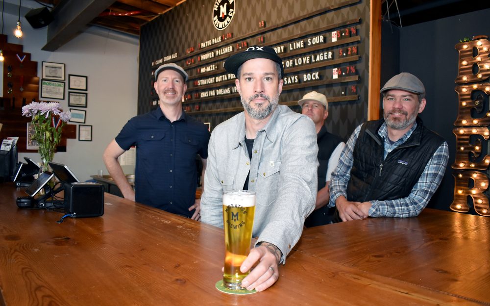 Presenting beer at Migration