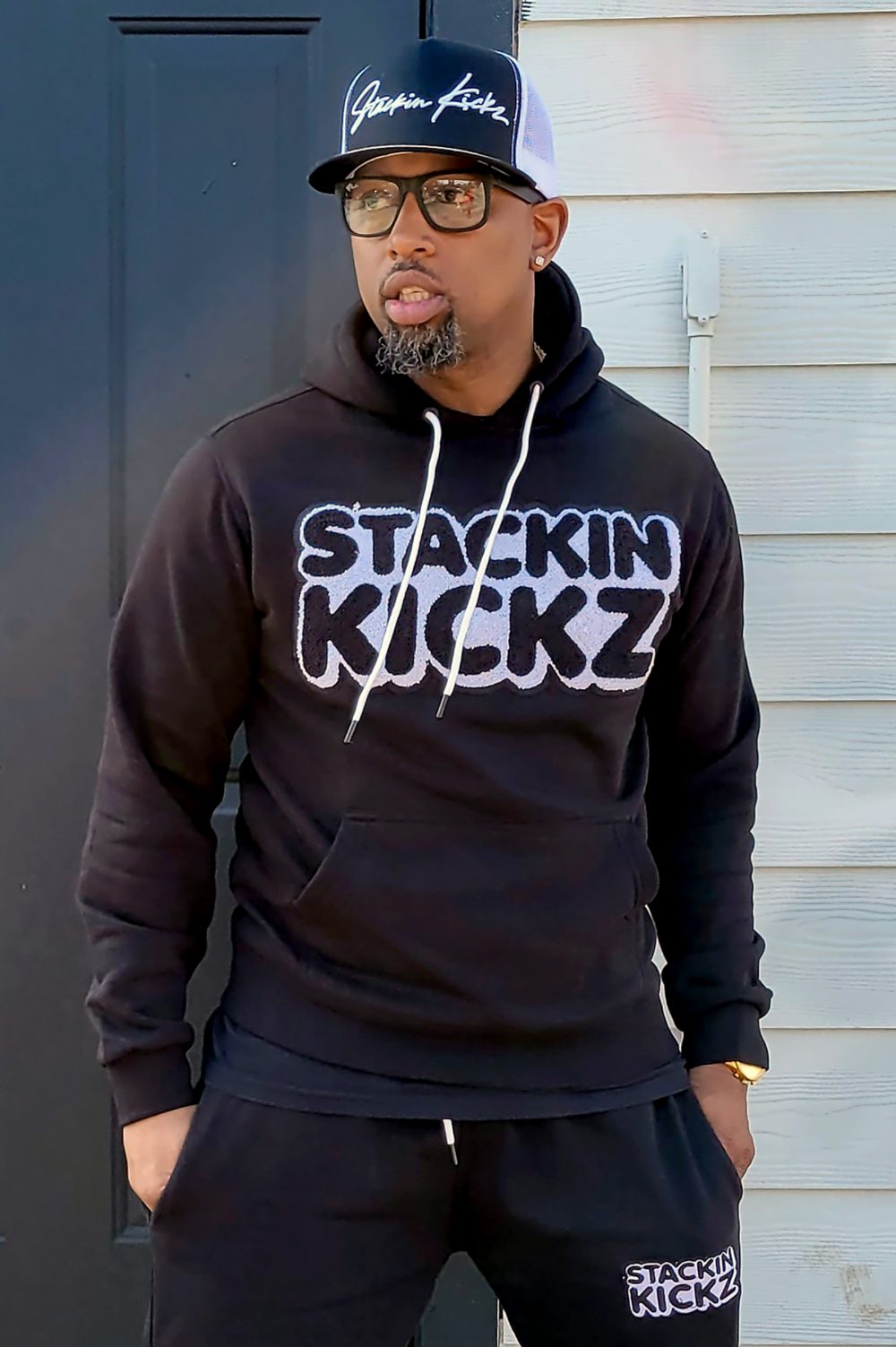 David Posing in gear