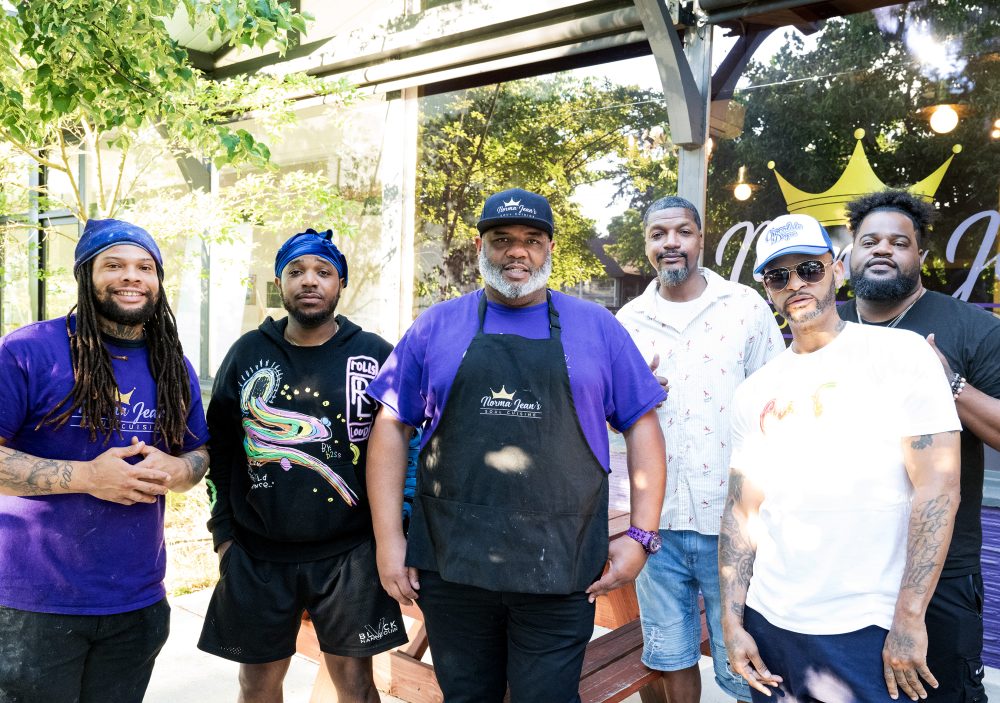 Norma Jean's Soul Cuisine, group shot of staff and owner