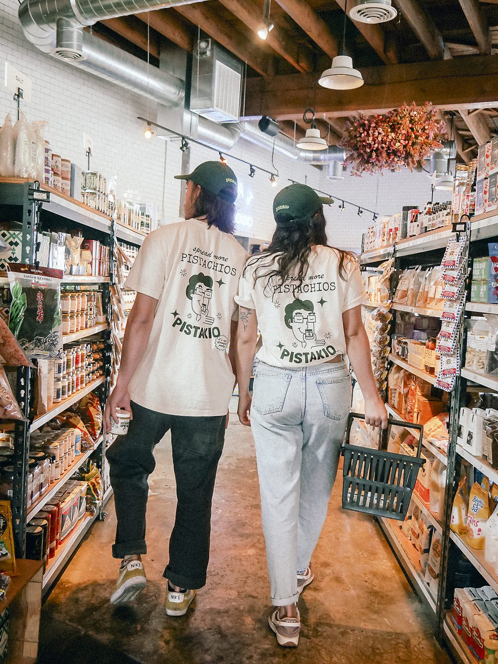 Francine Voit and Nicola Buffo shopping