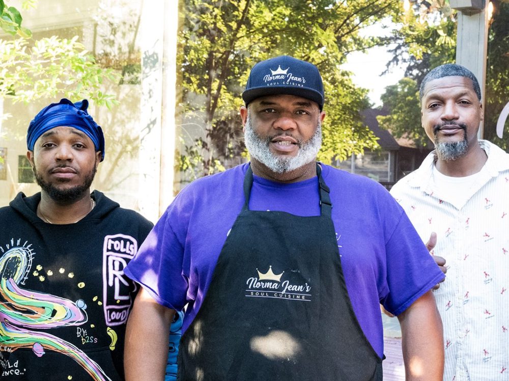 Marquise Cross and staff.