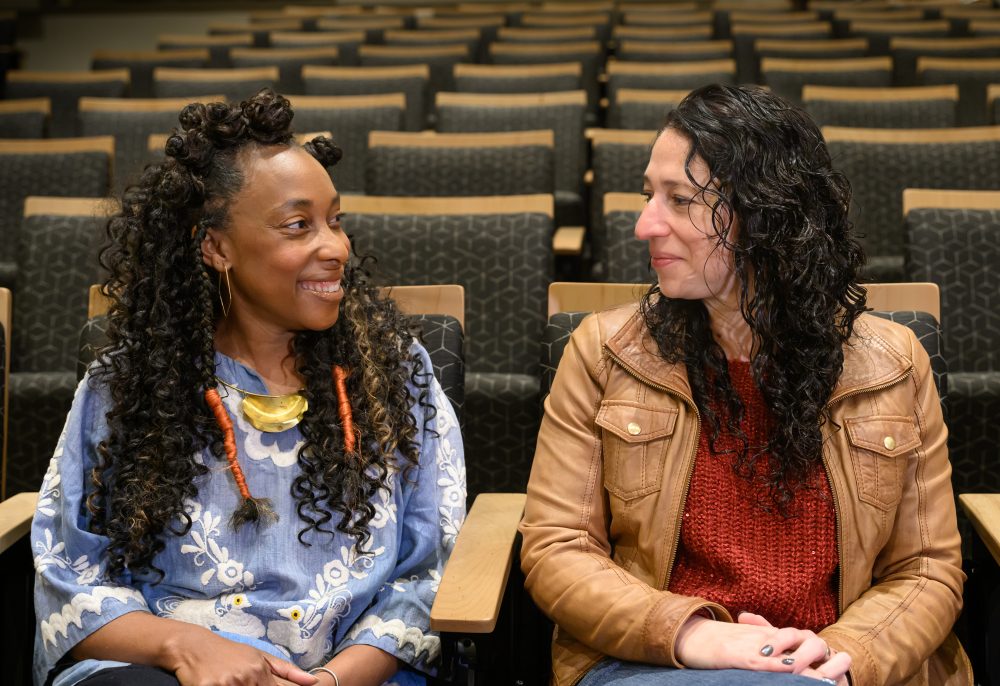 Festival Director Eugénie Jolivett Fontana and Assistant Director Brook Ramirez.