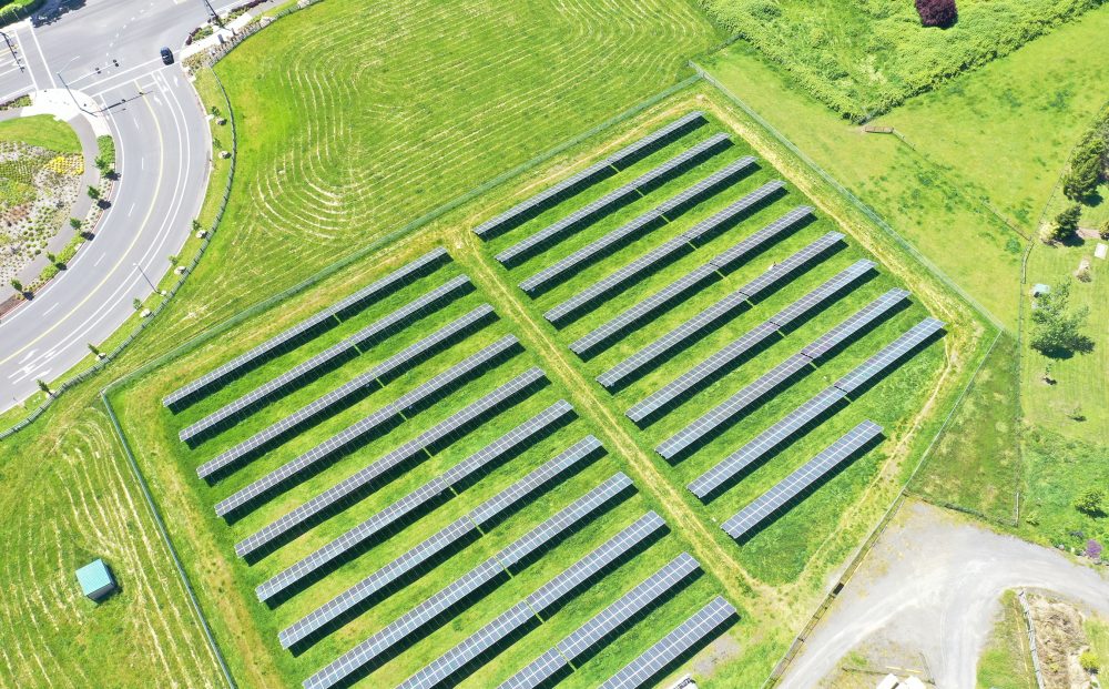 Aerial of Rock Creek solar array
