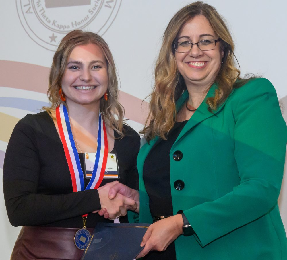 Steph Ivanov with VP Ernst.