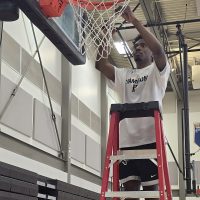 Cutting the net after winningSouth Region