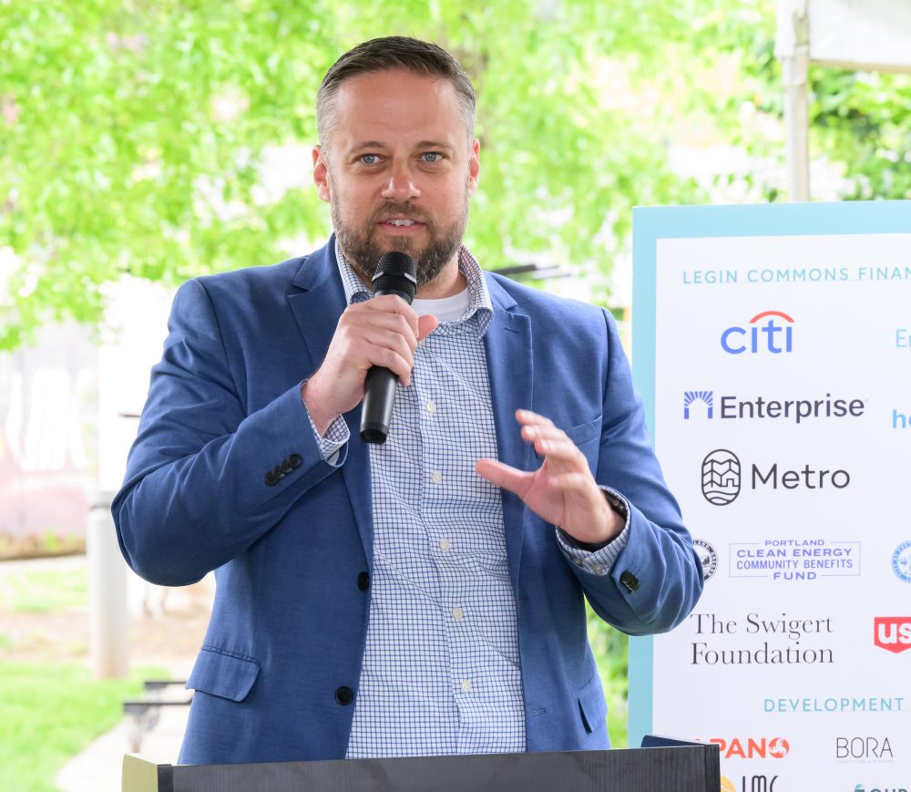 Josh Peters-McBride speaking