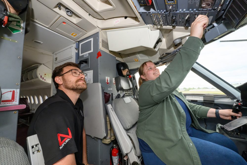 Instructor and student