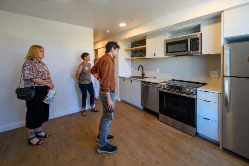 One of the 85 apartments.