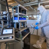 Rich Mikulak in Clean Room