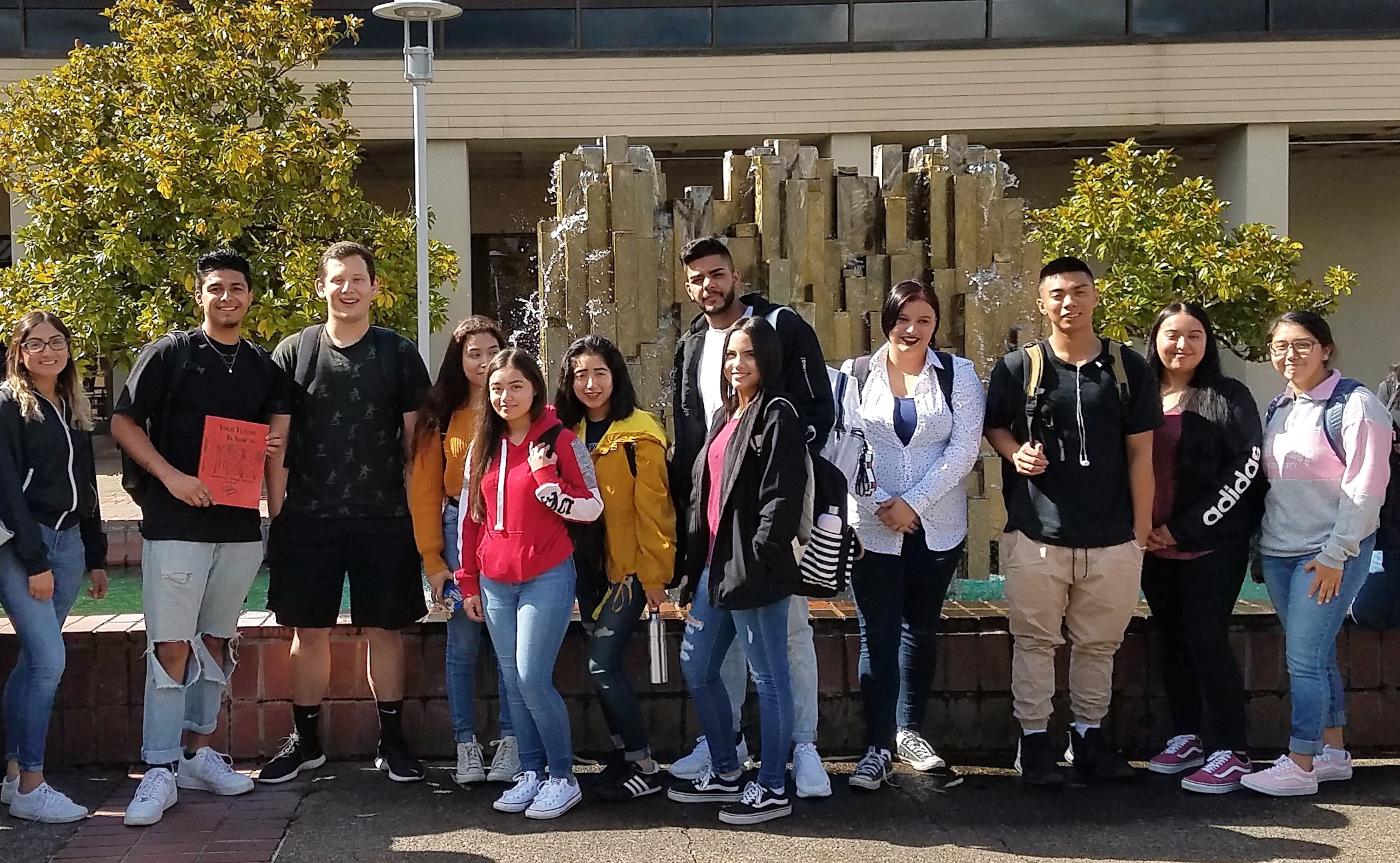 NFYE group of students.