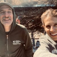 Val Brenneis collaborates with Arturo Portera and the Rock Creek Campus groundskeeping crew on stewardship of campus natural areas.