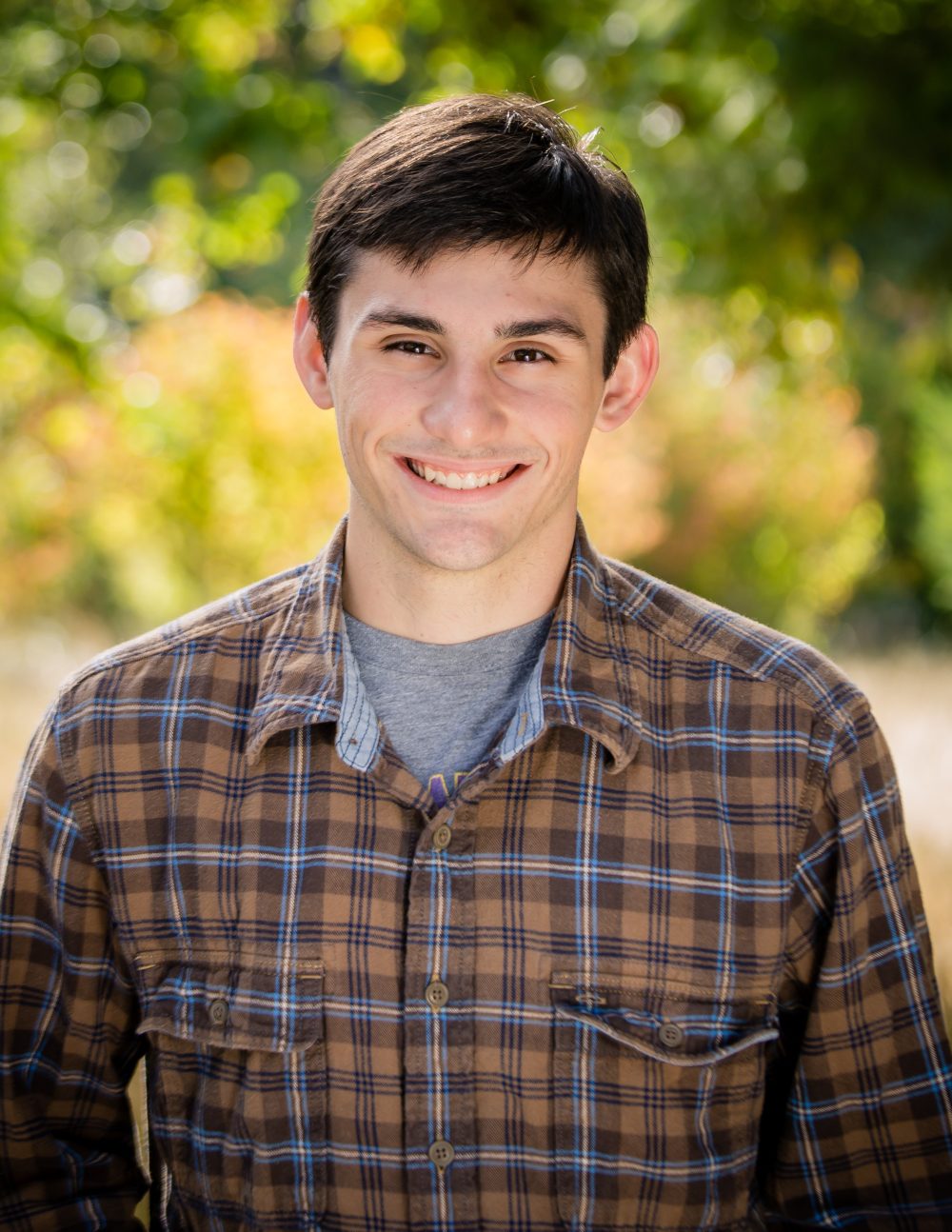 Close-up of 20 year-old student-athlete Chris Bendle.