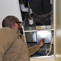 Jimmy Hood, a facilities operations maintenance specialist and member of the Strategic Energy Management (SEM) team, is charged with making sure the energy-saving systems are working effectively.