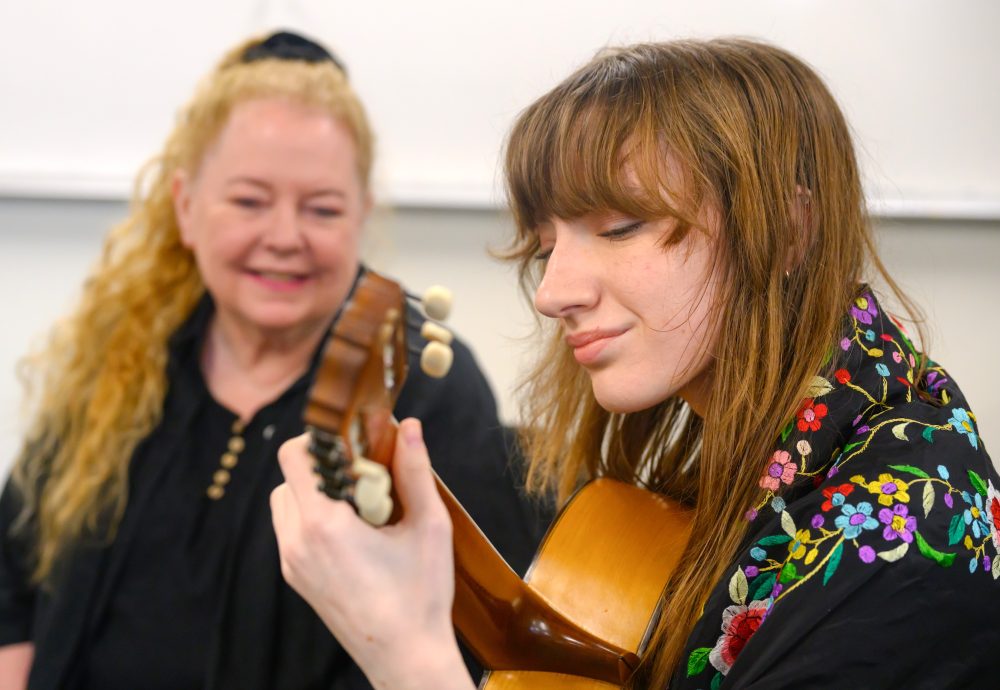 Grace Stramel with Julia Banzi in background