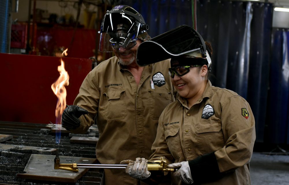 Swan Island Maritime Welding lab