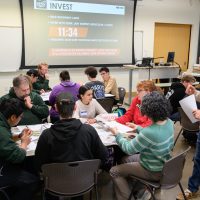 Hedaa leading team exercise.