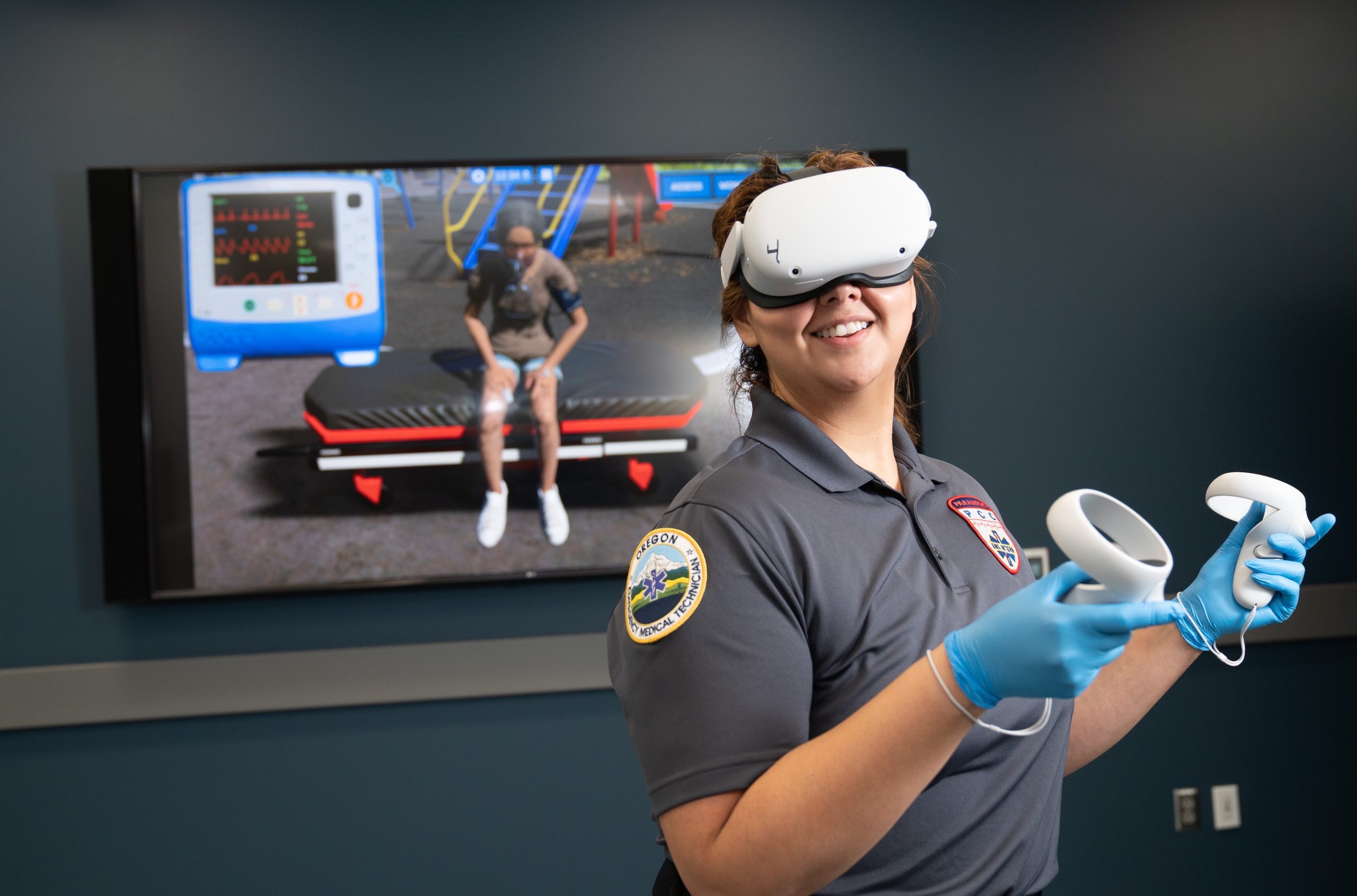 VR sim lab.