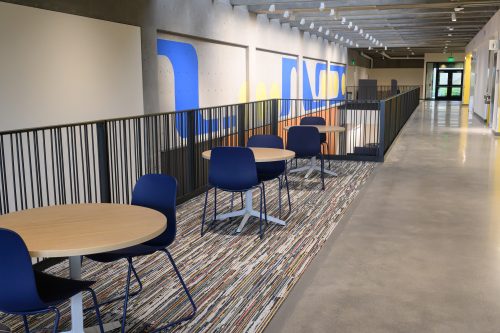 Much needed study and common area on second floor of HT West.
