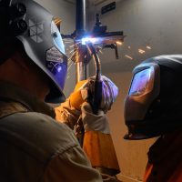 Welding and manufacturing.