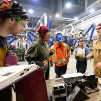 A welding class