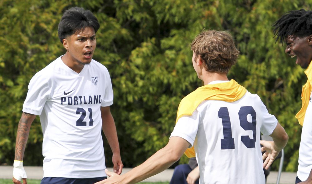 Yahir Galindo celebrates.