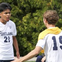 Yahir Galindo celebrates.