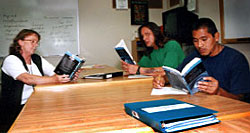 Patty Williams in her office.