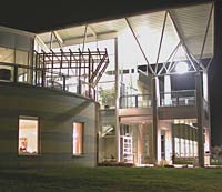 Rock Creek after dark.