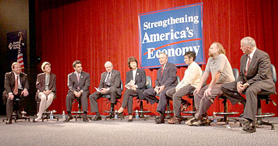 Bush Cabinet discussion.