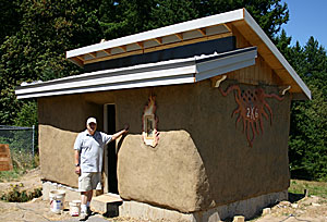 Eco building with Spencer Hinkle.