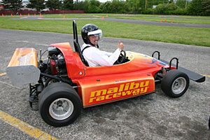 Paul Hill, Sylvania Campus interim president, shows off his new ride.