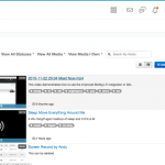 a preview of the My Media tool in D2L