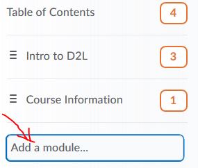 Add a module field