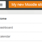 Moodle calendar link
