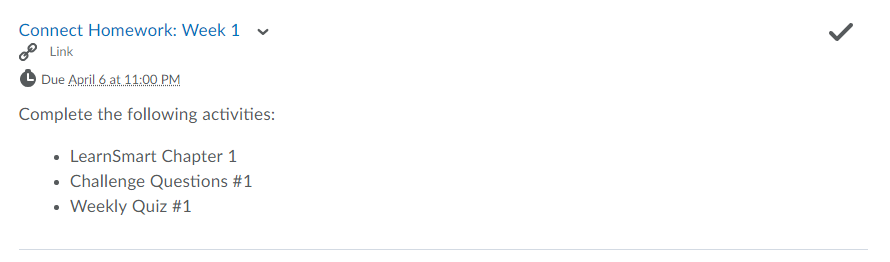 item description for a publisher homework assignment with date