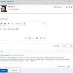 General Feedback page with the Publish and Save Draft buttons