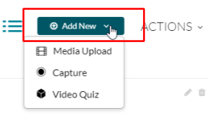 MyMedia New button 