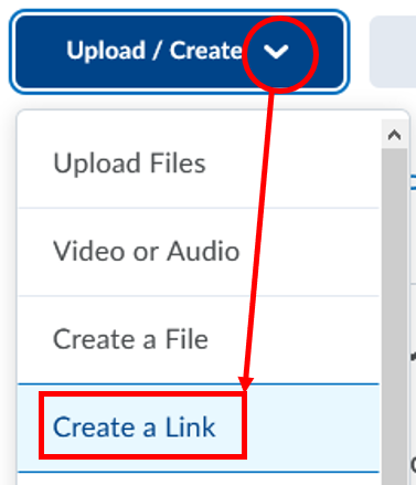 Content-Create a Link