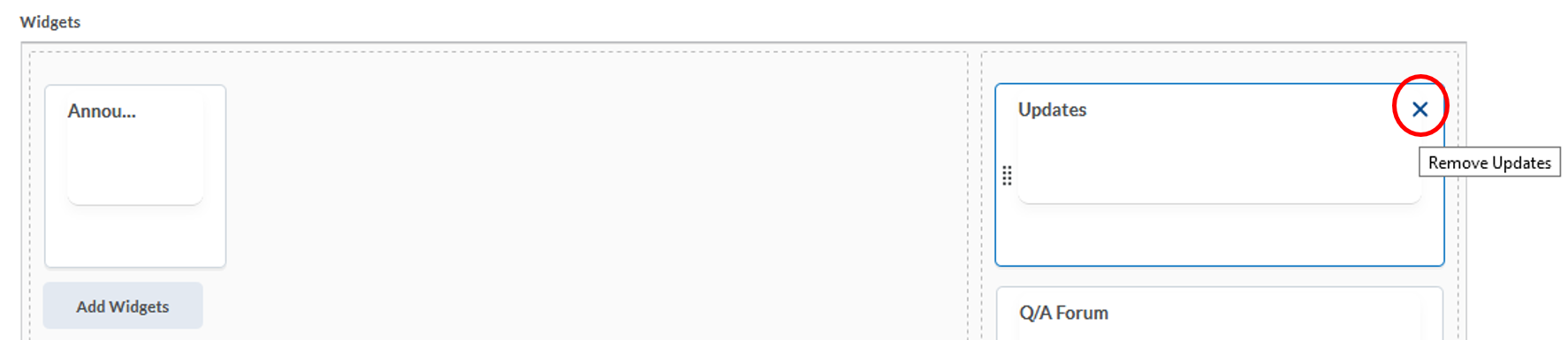 homepage: remove-widget