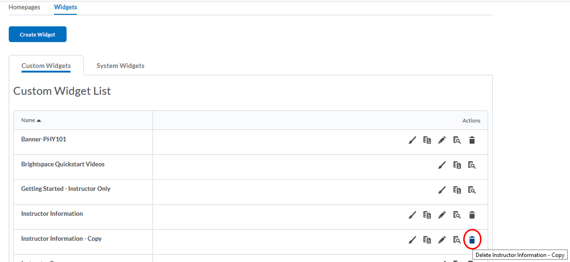 widget: delete-widget
