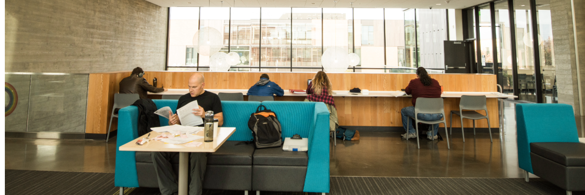 Students studying.