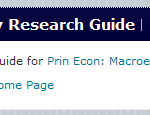 Library Research Guide Widget