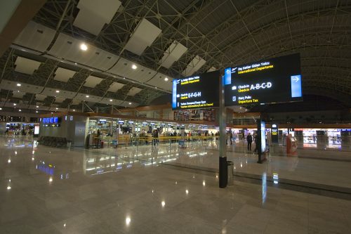 An airport terminal