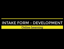 Intake form for Development course